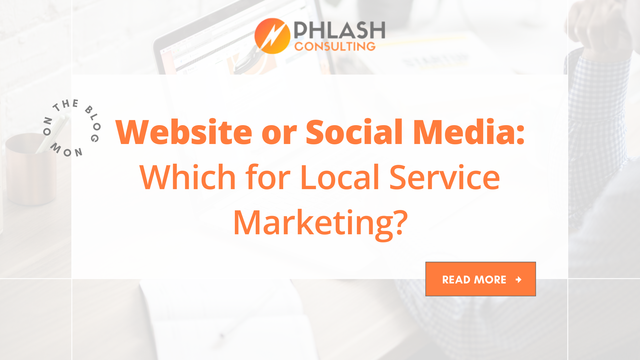 website vs social media for local service marketing