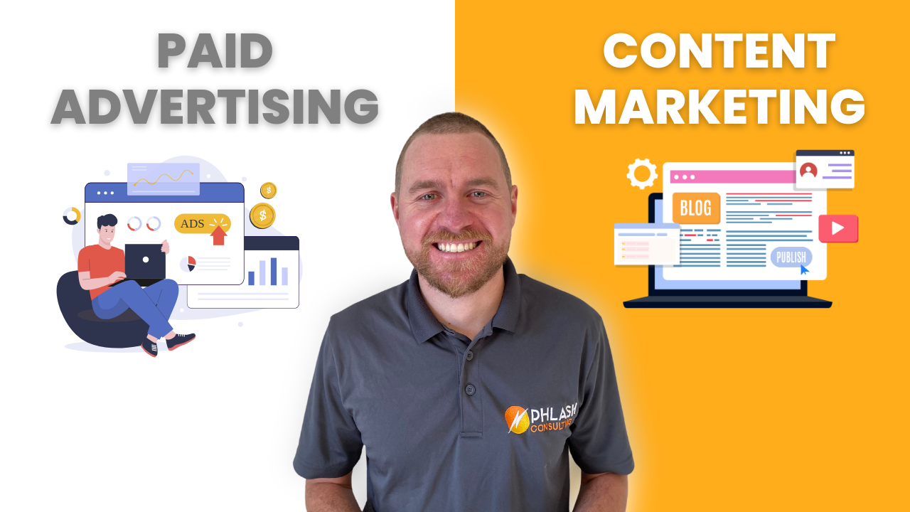 paid advertising vs content marketing