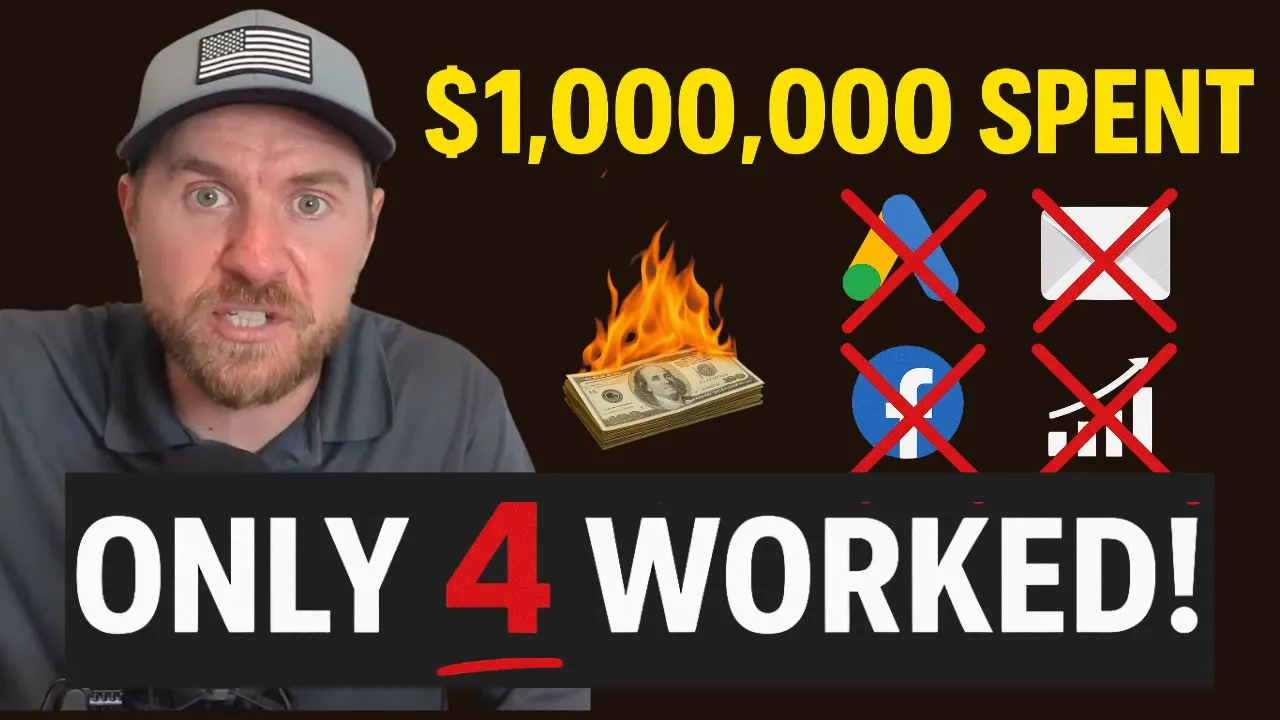 I spent $1,000,000 on marketing for home service businesses… here’s the ONLY 4 things that worked